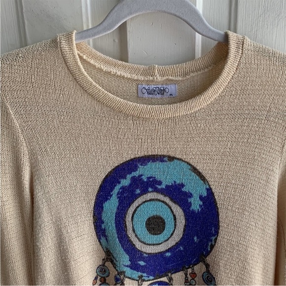 Lauren Moshi size medium - Evil Eye Sweater - Picture 2 of 8